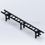 Solidworks钣金输送架模型