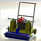 Solidworks小型手推式清雪车设计