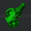 Creo安全阀3D模型