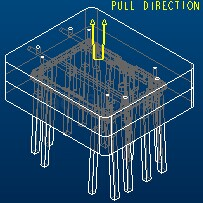ProE产品设计视频教学一模多穴模具设计