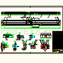龙门刨（三张图）CAD图纸