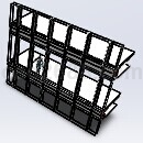 高程搭接熔覆3D模型Solidworks格式