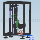 升降工作台UG模型