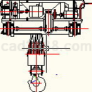 QD型吊钩桥式起重机小车CAD总图