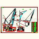 履带式起重机CAD图集