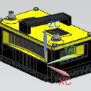 蓄电池外壳3D模型Step/iges/stl格式