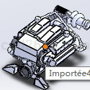 康明斯VT908发动机的Solidworks3D模型