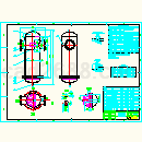 LF30型空气过滤器装配CAD图