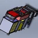 自动化油炸食品机Solidworks模型