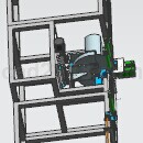 铝型材切割机模型Step\ iges\stl格式