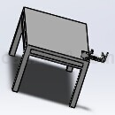 机械加工夹具SolidWorks模型