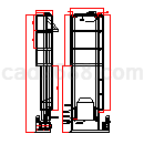 钢丝绳提升机全套CAD图纸24张