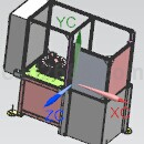 磁铁自动化组装设备Solidworks模型