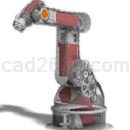 5轴工业机器人Solidworks模型