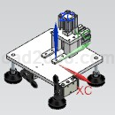 向铆合治具Step/iges/stl模型
