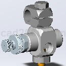 气水混合喷雾头Step/iges/stl模型