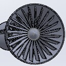 涡轮发动机SolidWorks模型