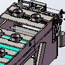 鞭炮切纸机Solidworks模型
