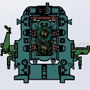 磨粉机Solidworks模型