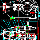 二级圆锥圆柱齿轮减速机装配CAD图
