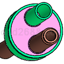 两位三通电磁阀Solidworks模型