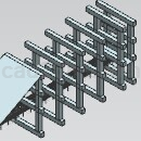 料斗皮带机UG模型