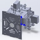 凸轮运动支架Step/iges/stl模型