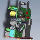 卷胶布机Step/iges/stl模型