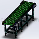 链板线2米Solidworks模型