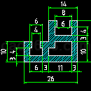 铝型材全部图形汇总CAD图形