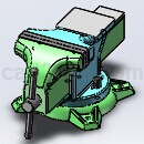 台虎钳Solidworks模型