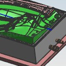 真空复合模具UG模型