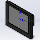 威纶触摸屏Solidworks模型