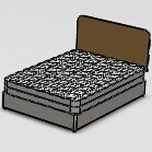 双人床Solidworks模型