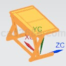 小桌板Step/iges/stl模型