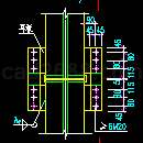 钢结构节点构造详图 CAD图形