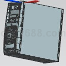 电脑主机箱Step/iges/stl模型