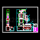 液压半自动多头钻床装配CAD图
