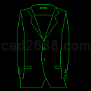 衣服裤子CAD图块