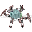 蜘蛛机器人消防员Step\ iges\stl 格式模型