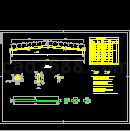 钢结构屋面CAD图形