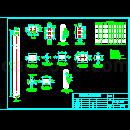 轻钢门架套图15张CAD图纸