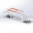 钢构人行天桥Solidworks模型