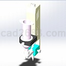 喷射阀Step/iges/stl模型