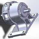 单级卧式摆线针轮减速机Solidworks模型