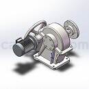 蜗轮蜗杆减速器Solidworks模型