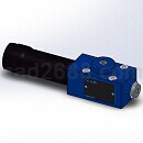 直动溢流阀Solidworks模型