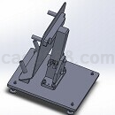孔位置检查夹具Solidworks模型
