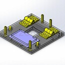 焊接夹具Solidworks模型