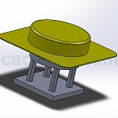 工件有无焊接螺帽设备Solidworks模型